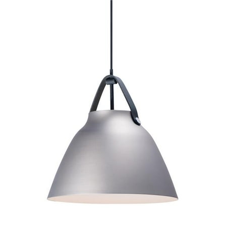 

14 in. Nordic 1 Light Black & Brushed Patinum Single Pendant Ceiling Light