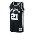 thumbnail image 2 of Men's Mitchell & Ness Tim Duncan Black San Antonio Spurs 1998/99 Hardwood Classics Swingman Jersey, 2 of 3
