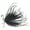 Black, variant on Artistic Flamingo Feathered Shaped Alloy Brooch with Sparkling Rhinestones Elegant Lapel Pin for Coat Suit Sweater