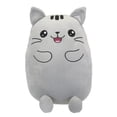 thumbnail image 1 of Kid Connection 16''H peluche chat gris clair, 1 of 4