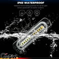 GSOWO 8 PCS LED MMF7 Strobe Lights for Trucks, Remote Control] 12LED