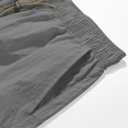 thumbnail image 6 of FRSASU Men's Summer Shorts Bermuda Athletic Stretch Sport Wear Drawstring Soft Cargo Gym Pants Casual Comfy Beach Shorts Dark Gray, 6 of 8