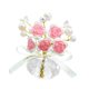 thumbnail image 5 of Adorno de rosas para salpicadero de coche, flores artificiales, regalo de inauguración de la casa, 5 of 9