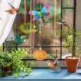 thumbnail image 3 of Painted animal-shaped bird feeder, Stained Glass Window Hanging Ornament, Outdoor Indoor Home Garden Party Decoration, Meticulous in Workmanship, 3 of 6