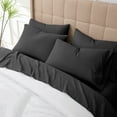 thumbnail image 3 of 28" DEEP POCKET, 1000-Thread-Count 100% Egyptian Cotton 6 PC Sheet Set |Twin, Dark Grey|, 3 of 8
