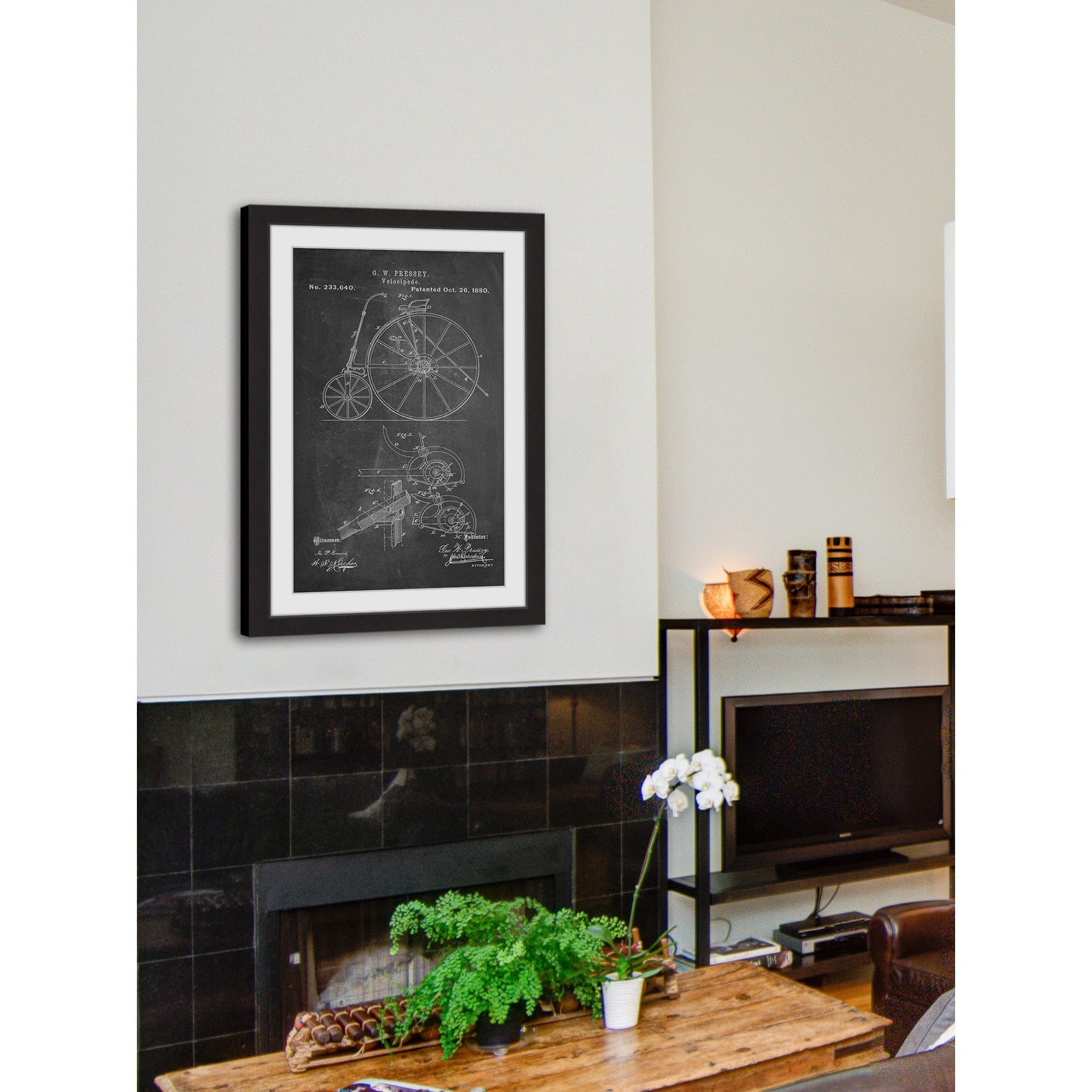 Marmont Hill Graphic Prints Abstract Drawings Framed Art Print, by Steve King