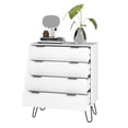 thumbnail image 3 of Comoda Cajonera Moderna de Madera, Estilo Nordico, 4 Cajones, 3 of 4