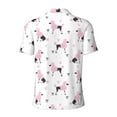 thumbnail image 4 of Rocae Cute Poodle Dog for Men's Short Sleeve Polo Shirt, Quick Drying Performance Moisture Wicking Sports Men's Golf Shirt Small, 4 of 9