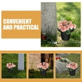 thumbnail image 6 of Gravesite Flower Holder Lotus Base Pot Small Flowerpot Decor Cemetery Decorations Stand Plastic 8 Pcs, 6 of 6