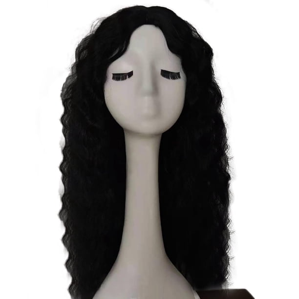 Peluca de cabello humano rizado de 24' con encaje frontal antiadherente de 360 grados.