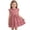 Pink, variant on Amzcrzy Summer Dresses for Girls 2-7 Years Striped Puff Short Sleeve Dress for Girls Peter Pan Collar Button Down Casual Dresses for Toddler Little Girls Green 2-3 Years