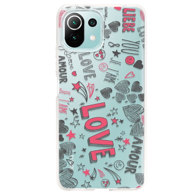 Funda Antigolpes para Xiaomi Mi 11 Lite 5G Corazones Love InstaCase