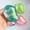 A001- Blue, variant on Mango Shaped Pink Glitter Sensory Toys, Squeeze Stress Toys, Relaxation Squeeze Toys, Relaxation Toys, 3.5X2.5 Inch Soft Squeezable Glitter Filled Mango Squeeze for Office Desktop