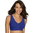 thumbnail image 1 of Hanes Soutien-Gorge Sans Armatures Confortflex Fit Get Cozy pour Femmes, m, Bleu Clématite, 1 of 2