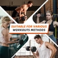 thumbnail image 4 of FlexWave Rubber Encased Hex Dumbbell – 10-50 lb, Black, Durable Non-Slip Weights for Home & Gym Workouts, 4 of 6
