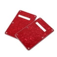 thumbnail image 1 of Guitar Cavity Cover, Instrument Accessory Electric Guitar Backplate 2Pcs Standard Design  For Replacement Red, 1 of 8