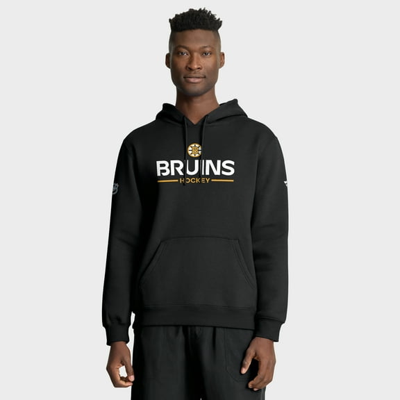 Men's Fanatics Black Boston Bruins Authentic Pro Primary Hoodie