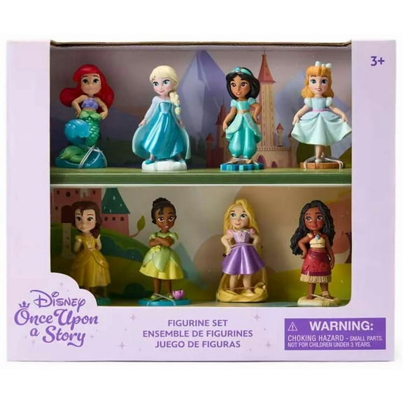 Disney Princess Once Upon a Story Deluxe 8-Piece PVC Figure Playset
