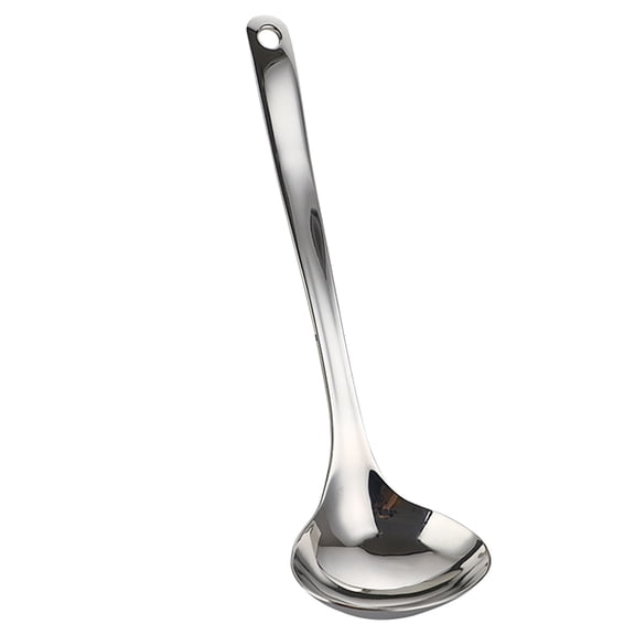 piaybook Tableware Soup Ladle Flatware Cookware Steel Slotted Spoon Cooking Utensil Kitchen Decor for Home and Restaurant