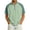 Mint Green, variant on Bbyeadc Mens Golf Shirt Short Sleeve Quarter Zip Collared Polo Shirt Breathable Color Block Top Casual Beach Vacation Tee,Red (Large)