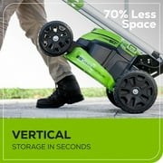 Greenworks 60V 25 Cordless Brushless Self-Propelled Mower + Two (2) 4.0Ah Batteries & Dual Port Charger