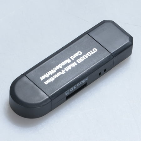 Image of GloryStar Micro USB OTG to USB 2.0 Adapter SD/Micro SD Card Reader With USB2.0 & Micro USB Connector