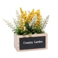 thumbnail image 2 of Simulation Flower Pot Lavender Fake Flower Plant Living Room Decoration Ornament, 2 of 9