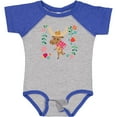 thumbnail image 3 of Inktastic Woodland Moose Spring Flowers Girls Baby Bodysuit, 3 of 5