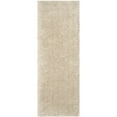 thumbnail image 3 of SAFAVIEH Arctic Giselle Solid Polyester Shag Area Rug, Light Beige, 5' x 7', 3 of 9