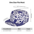 thumbnail image 6 of Uemuo Blue And White Porcelain Pattern Pattern Women's Baseball Cap,Straight Brim Hat,Golf Dad Hat,Travel Hat,Sun Protection Cap,Everyday Accessory, 6 of 9