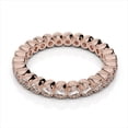 thumbnail image 2 of 2.60 Ct Excellent Round Cut Diamond Bridal Bands Solid 18K Rose Gold, 2 of 5