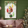 thumbnail image 6 of Arose Such a Clatter Collection B - Framed Gallery Wrapped Holiday Canvas - 17 x 25 - Gold Frame, 6 of 8