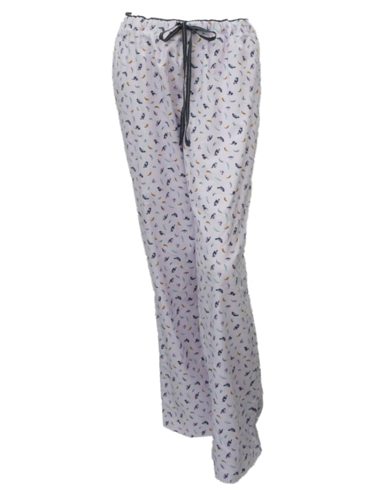 Soft Sensations - Soft Sensations Women Purple Bird Print Flannel Sleep