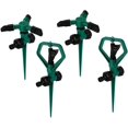 thumbnail image 1 of Lawn Sprinkler, 4pcs Automatic 360 Rotating Adjustable Garden Sprinkler Lawn Irrigation System, Leak-proof Design, 1 of 5