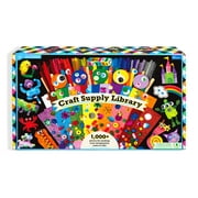 Smarts & Crafts Craft Supply Library, 1000+ Pieces, Child Ages 6+, Unisex