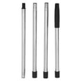 thumbnail image 2 of SHISUYAN Stainless Steel Mop Handle with Threaded End 4 Section Extendable Pole Replaceable Mop Stick Replacement for Household Cleaning Black, 2 of 6