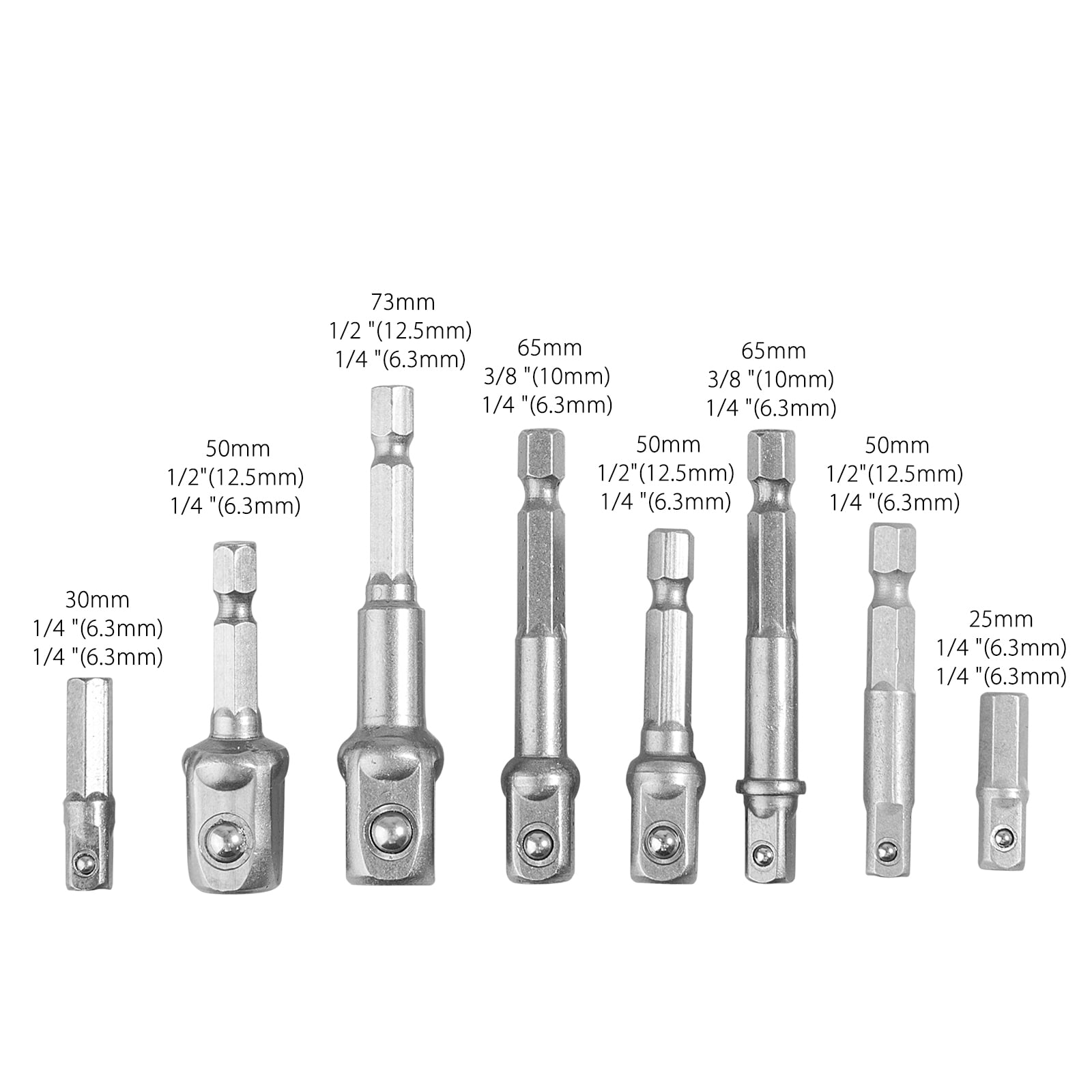 Hex Power Drill Bit Driver Socket Bar Wrench Adapter Extension 1/4 quot