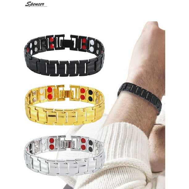 Spencer Spencer Men's Stainless Steel Double Therapy