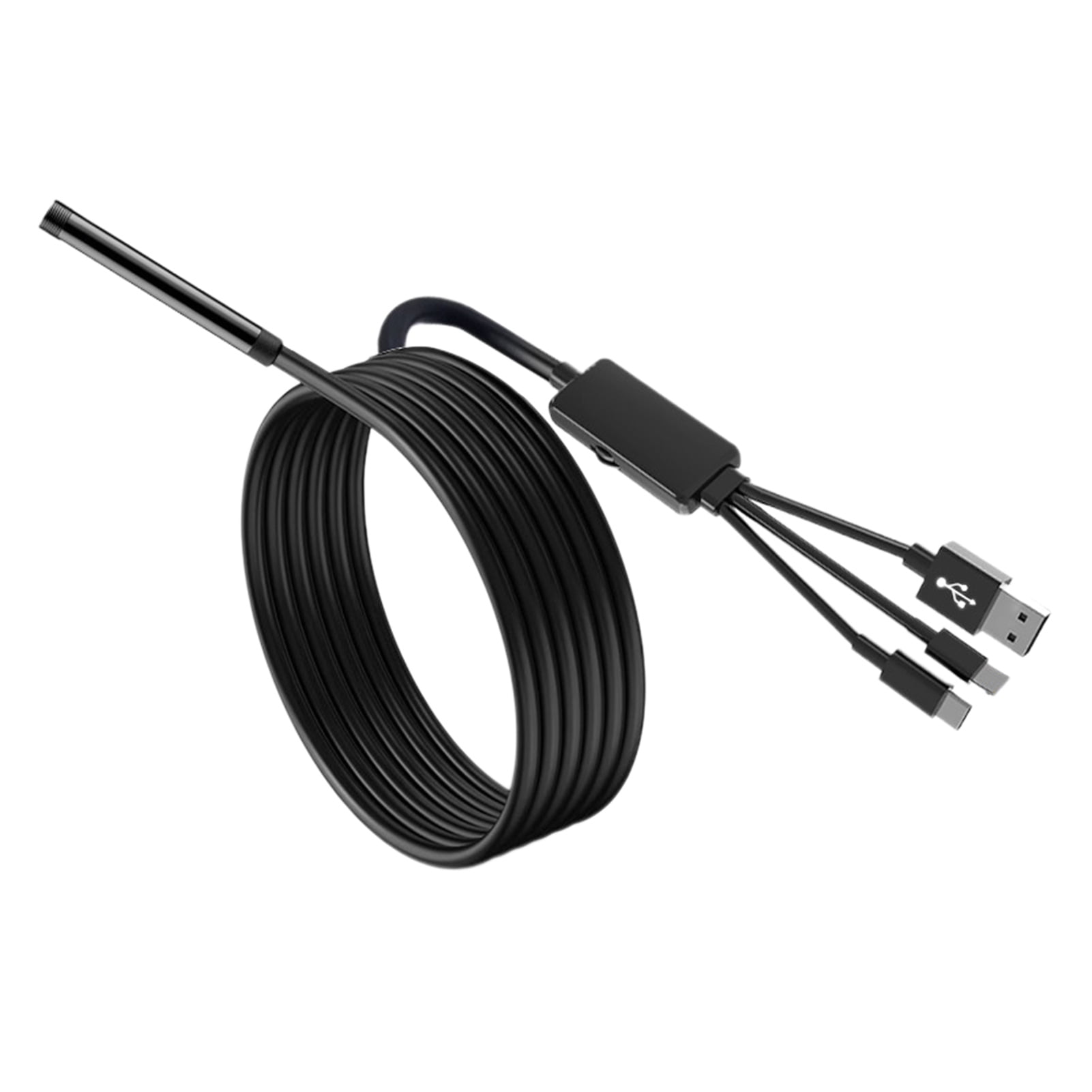 Pebbuoy Inspection Endoscope Phone Scope Camera with Light IP67 Waterproof Easy Connection 1080P Borescope Inspection Camera
