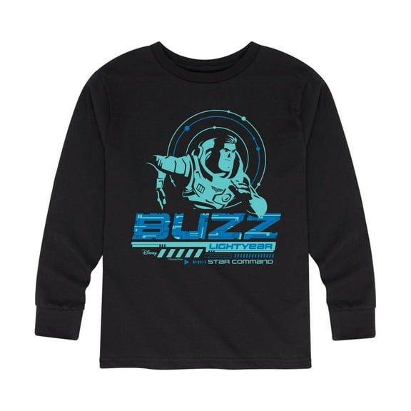 Lightyear - Blue Buzz - Toddler And Youth Long Sleeve Graphic T-Shirt