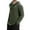 Army Green, variant on Dovford Mens Hoodies Lightweight Knitted Sweater Long Sleeve Drawstring Slim Fit Pullover Sweatshirt