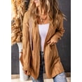 thumbnail image 6 of Eytino Women Sweater Cardigans for Women Oversized Chunky Cable Knit Long Open Front Cardigans Trendy Fall with Pockets, 6 of 9