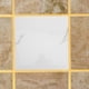 thumbnail image 4 of Pegatinas de pared autoadhesivas con diseño de mármol de 11,79 x 11,79 pulgadas para baño, impermeables y resistentes a la humedad, para cocina y chimenea., 4 of 5