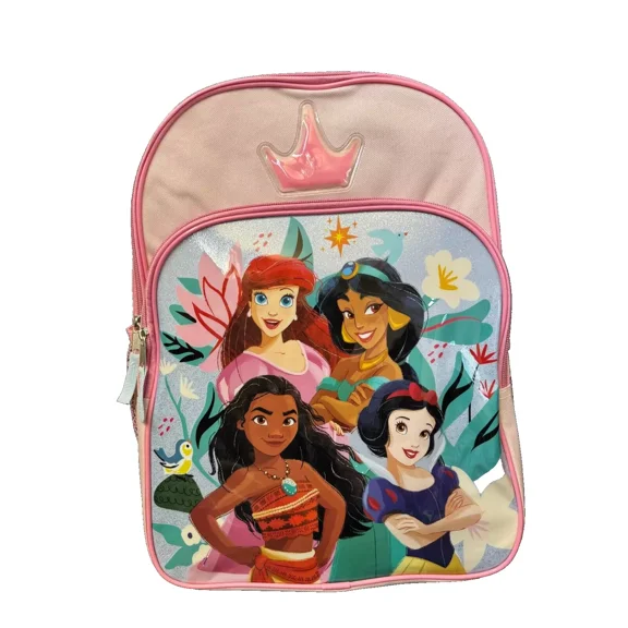 Disney Princess Snow White Moana Aladdin Mermaid 16 inches Backpack