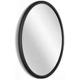 thumbnail image 2 of Infinity Instruments Nera 22 Inch Round Hanging Wall Mirror, Black Matte Frame, 2 of 7