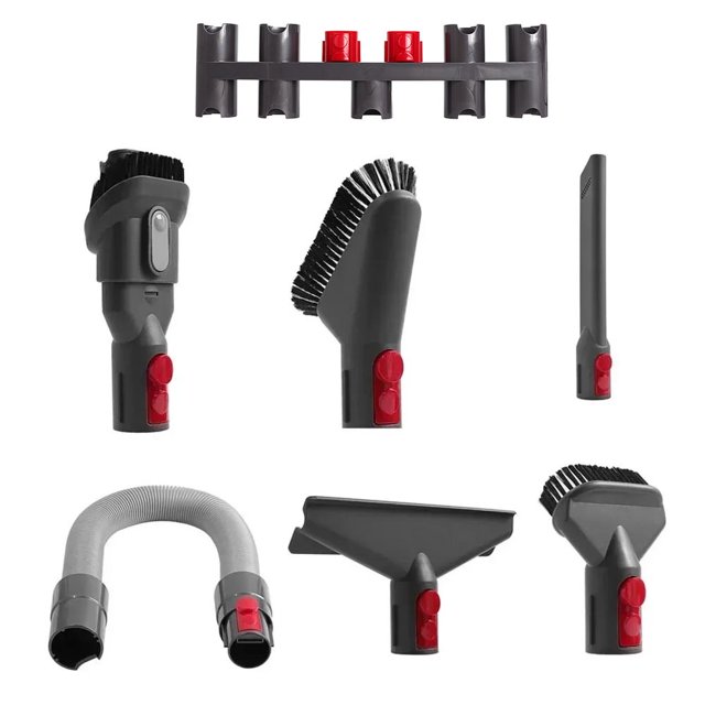 7 Pzas para Dy*son V7 V8 V10 V11 V15 Cepillos de Aspiradora de Mano Boquilla Tubo de Extensión Cabezal de Succión Accesorios de Traje Piezas de Repuesto