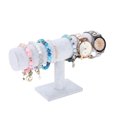 thumbnail image 3 of Jewelry T-Bar Stand, PU Jewelry Stand, T-Bar Design  PVC For Watches Bracelets Necklaces, 3 of 8