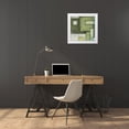 thumbnail image 3 of Crawford, Beverly 20x20 White Modern Wood Framed Museum Art Print Titled - Green Space I, 3 of 4