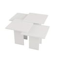 thumbnail image 3 of Ada Home Decor Furniture White Clark Modern Coffee Table, 3 of 4