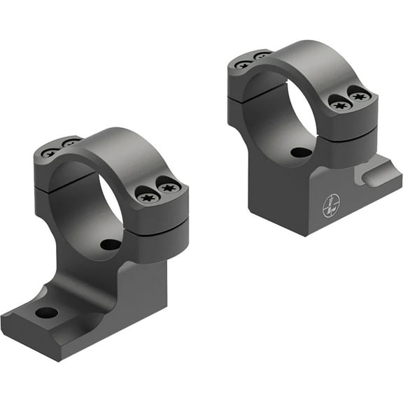 Leupold 171103 BackCountry 2-Piece Base/Rings For Tikka T3/T3x 1" Ring High Black Matte Finish